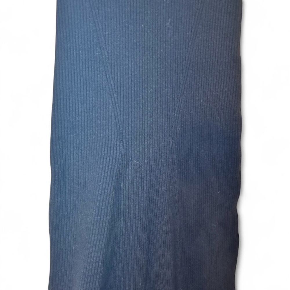 Favorite Daughter Black Gemini Dress Small Black Sleeveless Midi Ribbed Dress - Picture 6 of 9